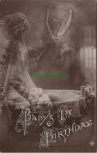 Load image into Gallery viewer, Greetings Postcard - Baby&#39;s 1st Birthday   SW12611
