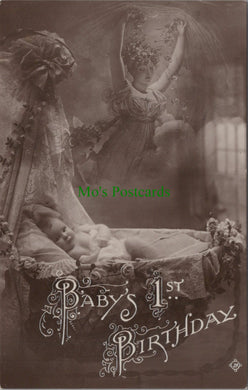 Greetings Postcard - Baby's 1st Birthday   SW12611