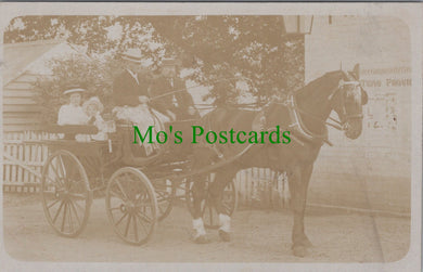 Social History Postcard - Horse and Carriage   SW13285