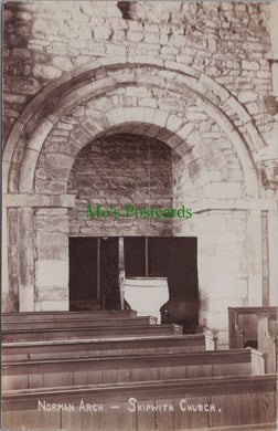 Yorkshire Postcard - Skipwith Church, Norman Arch SW13312