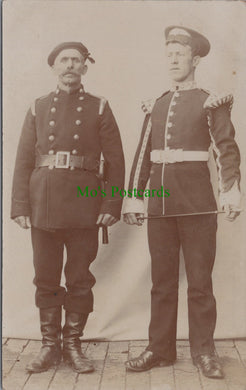 Occupations Postcard - Fireman and Soldier   SW13315