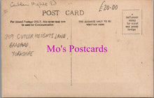 Load image into Gallery viewer, Yorkshire Postcard - 209 Cutler Heights Lane Advert, Bradford   SW15343