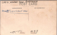 Load image into Gallery viewer, Children Postcard - Class 6, Newport School, Pembrokeshire SW16142