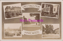 Load image into Gallery viewer, Yorkshire Postcard - Greetings From Harewood   HM600
