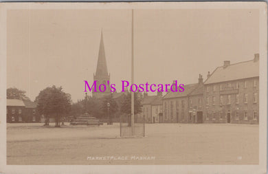 Yorkshire Postcard - Masham Market Place    HM652