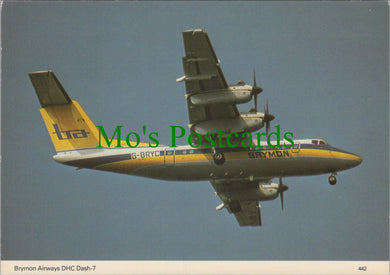 Aviation Postcard - Brymon Airways DHC Dash-7 Aeroplane - SW13737