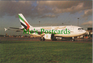 Aviation Postcard - Emirates A6-EKB A310-304 Aeroplane SW13739