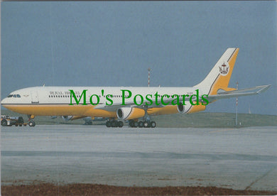Aviation Postcard - Royal Brunei Airlines Airbus A.340-211 - SW13639