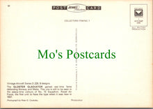 Load image into Gallery viewer, Military Aviation Postcard - The Gloster Gladiator  SW13666