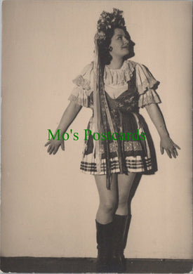 Fashion Postcard - Lady Wearing a Costume, Dancer SW13685