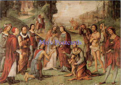 Art Postcard - Bologna Oratorio S.Cecilia, St Cecily's Charity SW14046