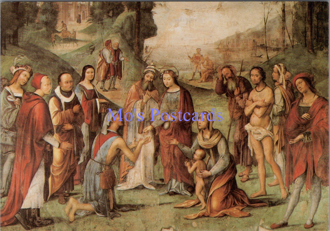 Art Postcard - Bologna Oratorio S.Cecilia, St Cecily's Charity SW14046