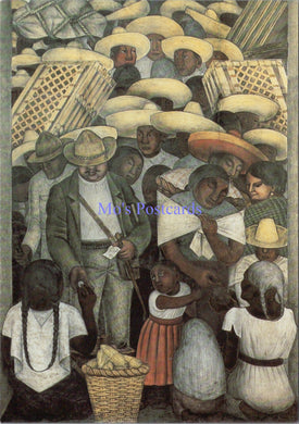 Art Postcard - The Market Fresco, Diego Rivera   SW14130