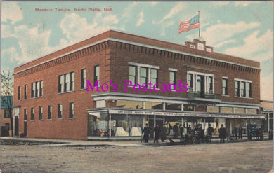 America Postcard - Masonic Temple, North Platte, Nebraska   HM451