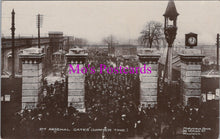 Load image into Gallery viewer, London Postcard - 3rd Arsenal Gates at Dinner Time  HM551
