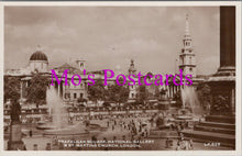 Load image into Gallery viewer, London Postcard - Trafalgar Square and The National Gallery  HM338
