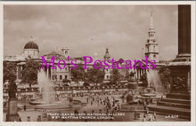 Load image into Gallery viewer, London Postcard - Trafalgar Square and The National Gallery  HM338