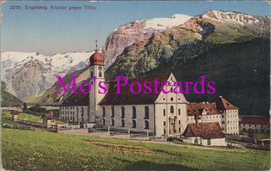 Switzerland Postcard - Engelberg, Kloster Gegen Titlis  HM343