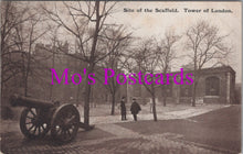 Load image into Gallery viewer, London Postcard - Tower of London, Site of The Scaffold   HM387