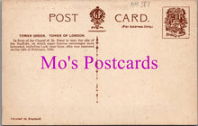 Load image into Gallery viewer, London Postcard - Tower of London, Site of The Scaffold   HM387
