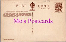 Load image into Gallery viewer, London Postcard - Tower of London, Site of The Scaffold   HM387