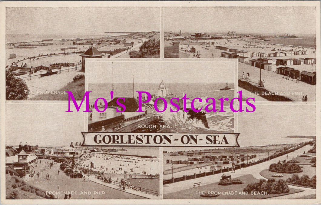 Norfolk Postcard - Gorleston-On-Sea Views   HM390