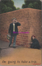 Load image into Gallery viewer, Comic Postcard - I'm Going To Take a Trip SW16348