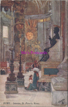 Load image into Gallery viewer, Italy Postcard - Rome, Interior of St Peter's  SW16358