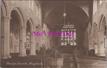 Load image into Gallery viewer, Sussex Postcard - Parish Church, Mayfield  SW16798