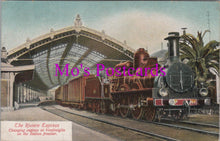 Load image into Gallery viewer, Railways Postcard - The Riviera Express Train SW14758