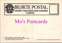 Load image into Gallery viewer, Portugal Postcard - National Coach Museum, Lisbon SW15259