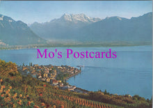 Load image into Gallery viewer, Switzerland Postcard - Montreaux and Denta-Du-Midi  SW15273