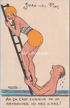 Load image into Gallery viewer, France Postcards - French Art, Juan Les Pins Beach Scenes SW15881