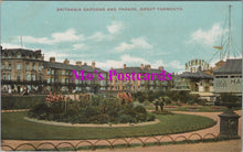 Load image into Gallery viewer, Norfolk Postcard - Great Yarmouth, Britannia Gardens and Parade SW14683