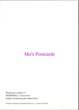 Load image into Gallery viewer, Art Postcard - Rosemary Lindsay, Periwinkle, Vinca Minor SW14319
