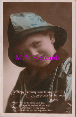 Greetings Postcard - A Happy Birthday and Future Prosperity Be Yours DZ71
