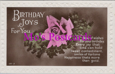 Greetings Postcard - Birthday Joys For You  DZ83