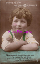 Load image into Gallery viewer, Greetings Postcard - Thinking of You on Your Birthday   DZ84