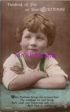 Load image into Gallery viewer, Greetings Postcard - Thinking of You on Your Birthday   DZ84
