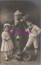 Load image into Gallery viewer, Greetings Postcard - A Glad Birthday. Children    DZ86