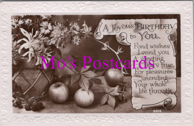 Greetings Postcard - A Joyous Birthday To You   DZ91