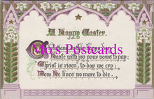 Load image into Gallery viewer, Embossed Greetings Postcard - A Happy Easter   DZ104
