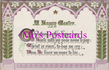 Load image into Gallery viewer, Embossed Greetings Postcard - A Happy Easter   DZ104