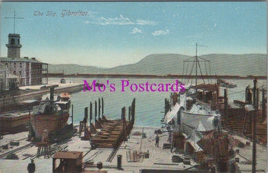 Gibraltar Postcard - The Slip Boatyard  DZ126