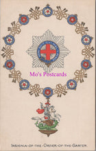 Load image into Gallery viewer, Heraldic Postcard - Insignia of The Order of The Garter  DZ149
