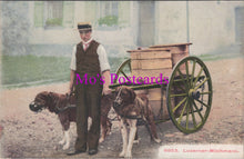 Load image into Gallery viewer, Animals Postcard - Dog Cart, Swiss Milkman, Luzerner-Milchmann  DZ333
