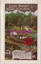 Load image into Gallery viewer, Greetings Postcard - Loving Birthday Wishes To My Aunt  HM92