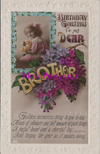 Load image into Gallery viewer, Greetings Postcard - Birthday Greetings To My Dear Brother  HM63