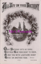 Load image into Gallery viewer, Greetings Postcard - All Joy on Your Birthday   HM67