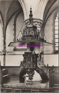 Netherlands Postcard - Haarlem, Grote of St Bavokerk Pulpit    SW14467